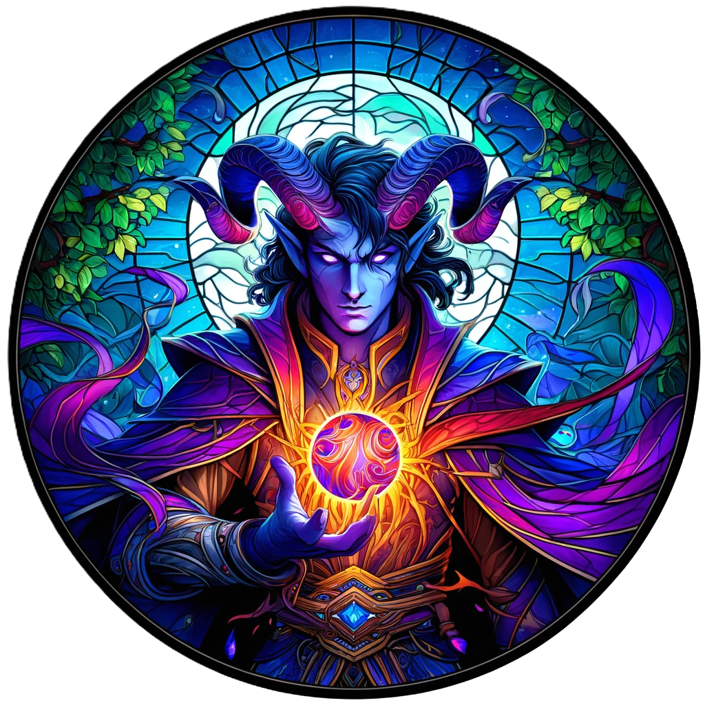 50 Spellcaster tokens: The Arcane Assembly - Wizards & Mages Digital Tokens - Stained Glass Fantasy Art, Transparent Backgrounds for VTT DnD