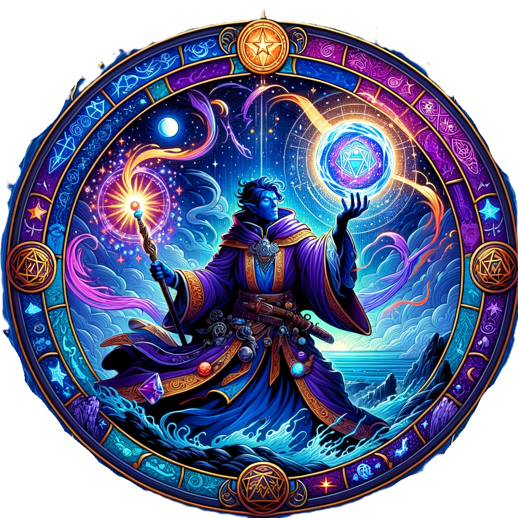 50 Spellcaster tokens: The Arcane Assembly - Wizards & Mages Digital Tokens - Stained Glass Fantasy Art, Transparent Backgrounds for VTT DnD