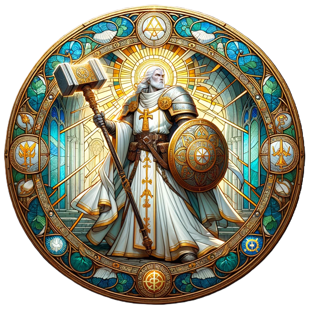 Divine Guardians: 50 Epic Cleric Tokens for D&D - Fantasy Art PNGs - Transparent background for VTT - Roll20, Fantasy grounds, DM gift