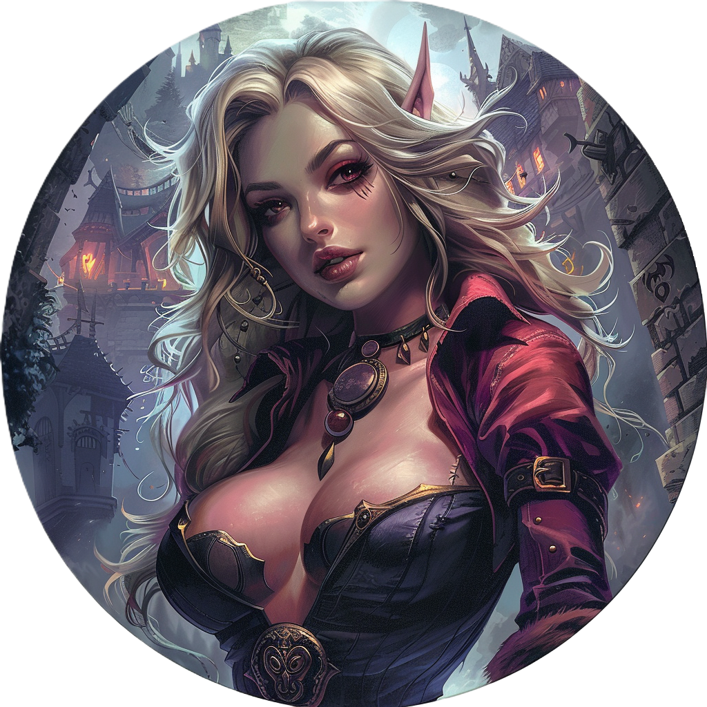 Dark Temptresses: 50 Female Vampire and Succubus Tokens for D&D - Fantasy Art PNGs - DM tools, player character creation, sexy villains VTT