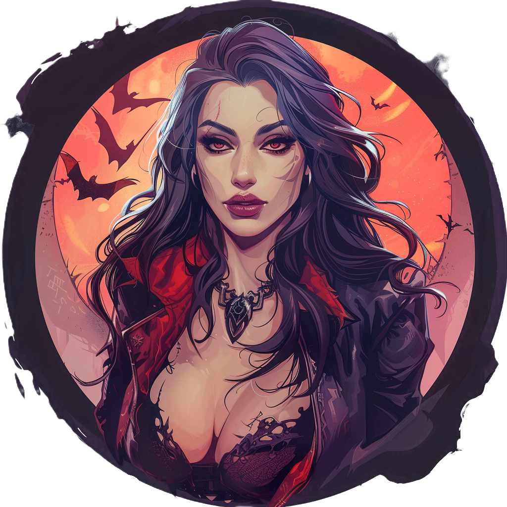 Dark Temptresses: 50 Female Vampire and Succubus Tokens for D&D - Fantasy Art PNGs - DM tools, player character creation, sexy villains VTT