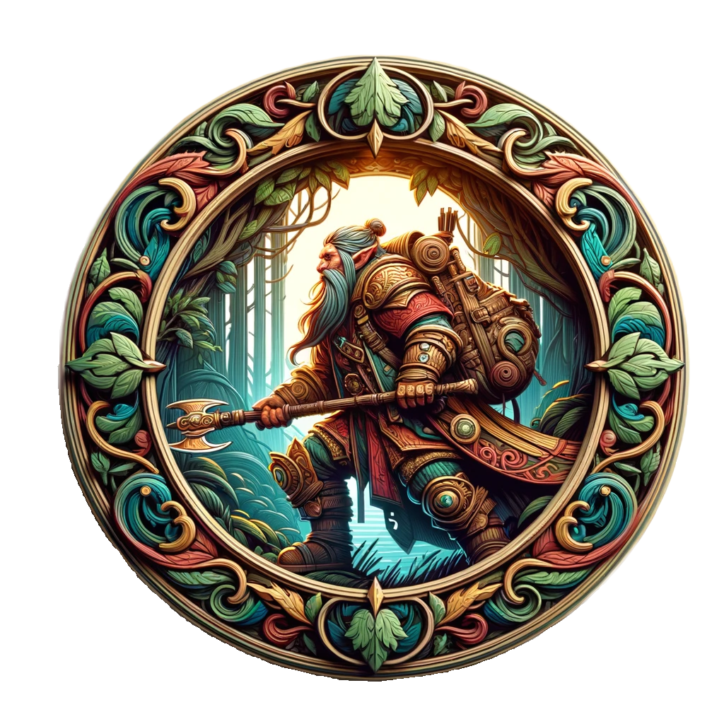 The Feywild Rangers: 50 Digital Ranger Tokens for D&D - Transparent PNG files, Character tokens, Pathfinder, VTT, Ranger tokens, Elf tokens