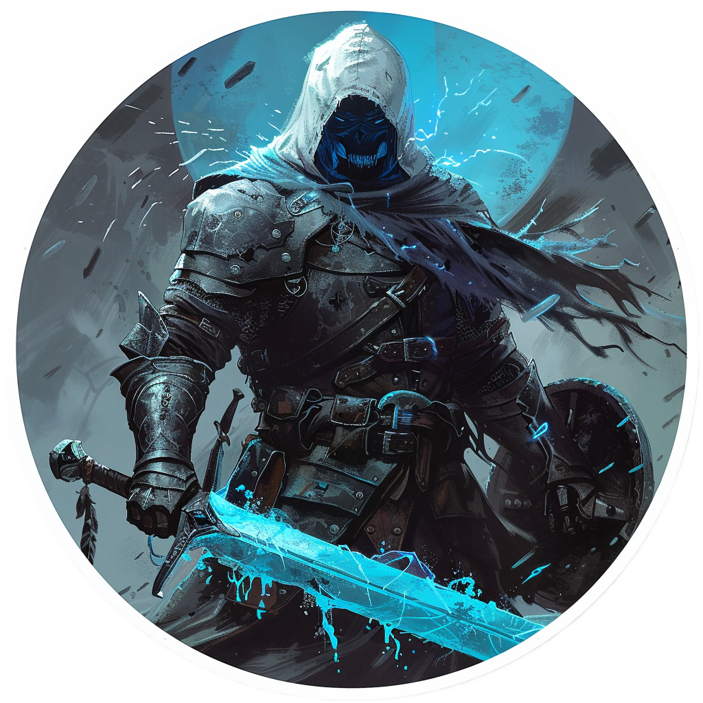 Frostborne Champions: 50 Winter Warrior and Mage Tokens for D&D - Fantasy Art PNGs character creation - character sheet tokens - DM assets