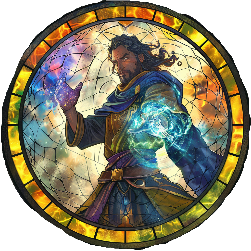 The Arcane Council: 50 Digital Wizard Tokens for D&D - Fantasy Art PNGs - Transparent backgrounds - Dungeons and Dragons character creation