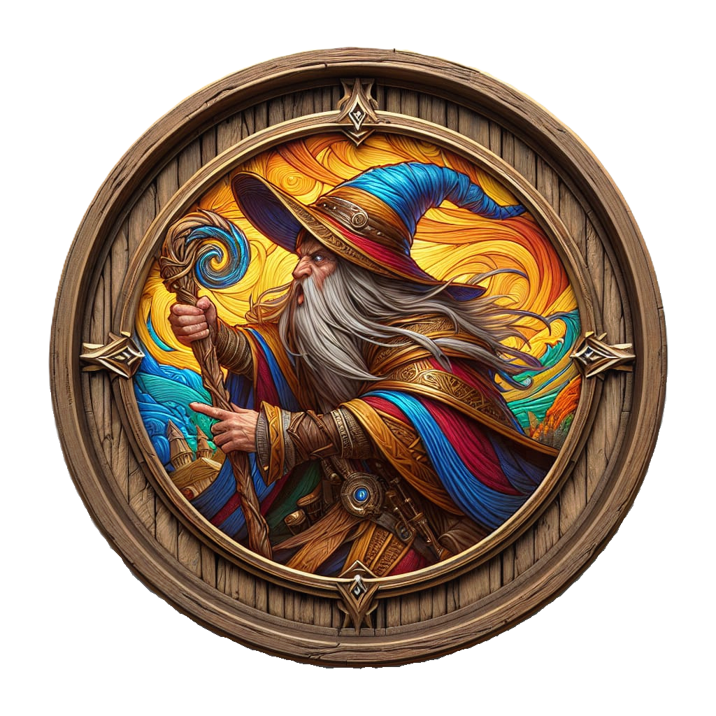 The Arcane Council: 50 Digital Wizard Tokens for D&D - Fantasy Art PNGs - Transparent backgrounds - Dungeons and Dragons character creation