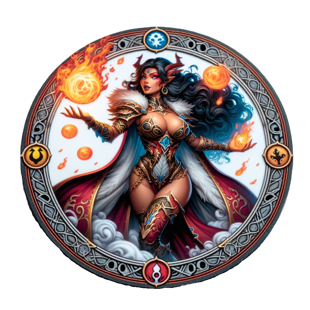 The Arcane Council: 50 Digital Wizard Tokens for D&D - Fantasy Art PNGs - Transparent backgrounds - Dungeons and Dragons character creation