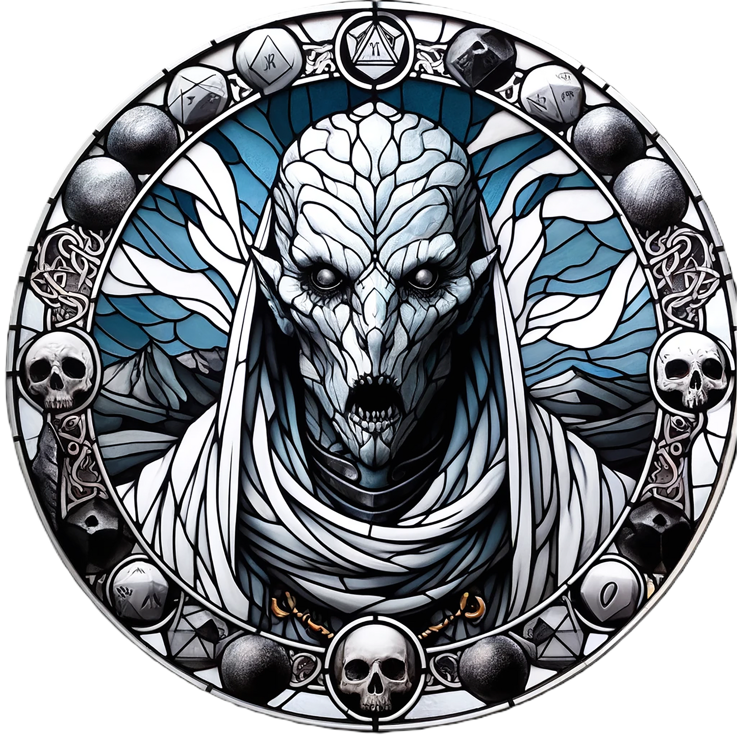 The Blackened Veil: 50 Sinister DnD Tokens - Transparent PNG, Digital Download for VTT - Character tokens for tabletop gaming - DM accessory