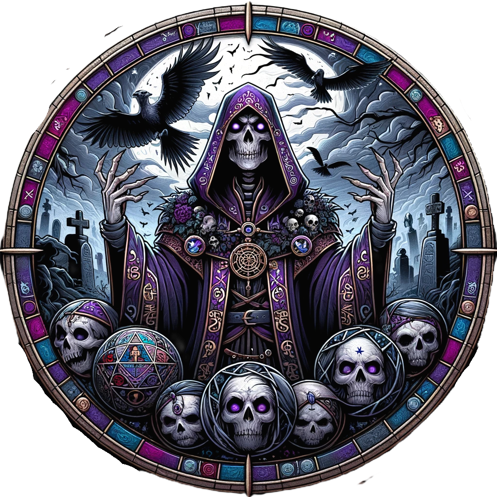 The Blackened Veil: 50 Sinister DnD Tokens - Transparent PNG, Digital Download for VTT - Character tokens for tabletop gaming - DM accessory