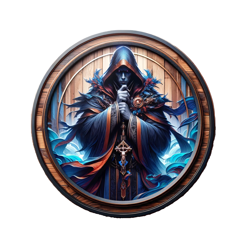 The Dread Clergy: 50 Digital Dark Priest Tokens for D&D - Dark Fantasy Art PNGs - VTT tokens - DM assets - Dungeon Master character tokens