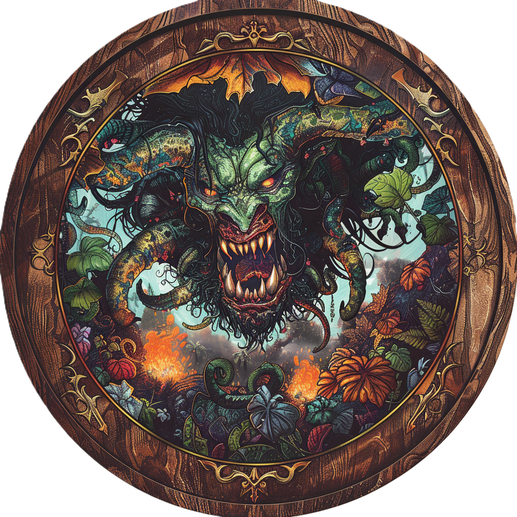 50 token bundle | Corrupted Forest Abominations | Digital PNG Circle Tokens for D&D | Fantasy Art Style | Transparent Backgrounds RPG enemy